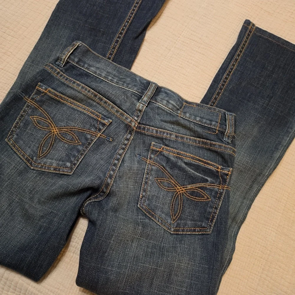 Ted Baker Women's Size 0  Jeans Blue Low Rise‎ 5 Pockets Stretch
